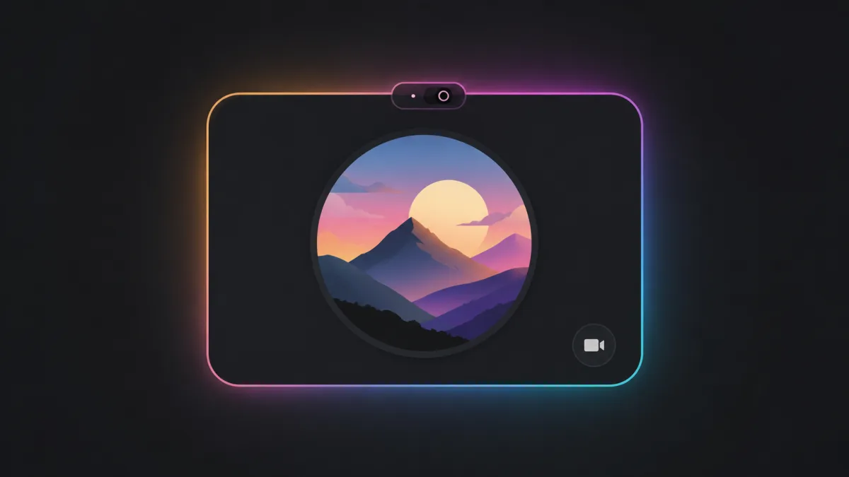 Créer une image de webcam personnalisée pour vos visios